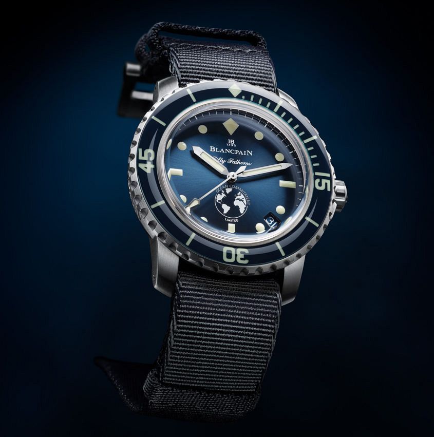 Khám phá cơ chế lặn chuyên nghiệp Blancpain Fifty Fathoms mới. 1