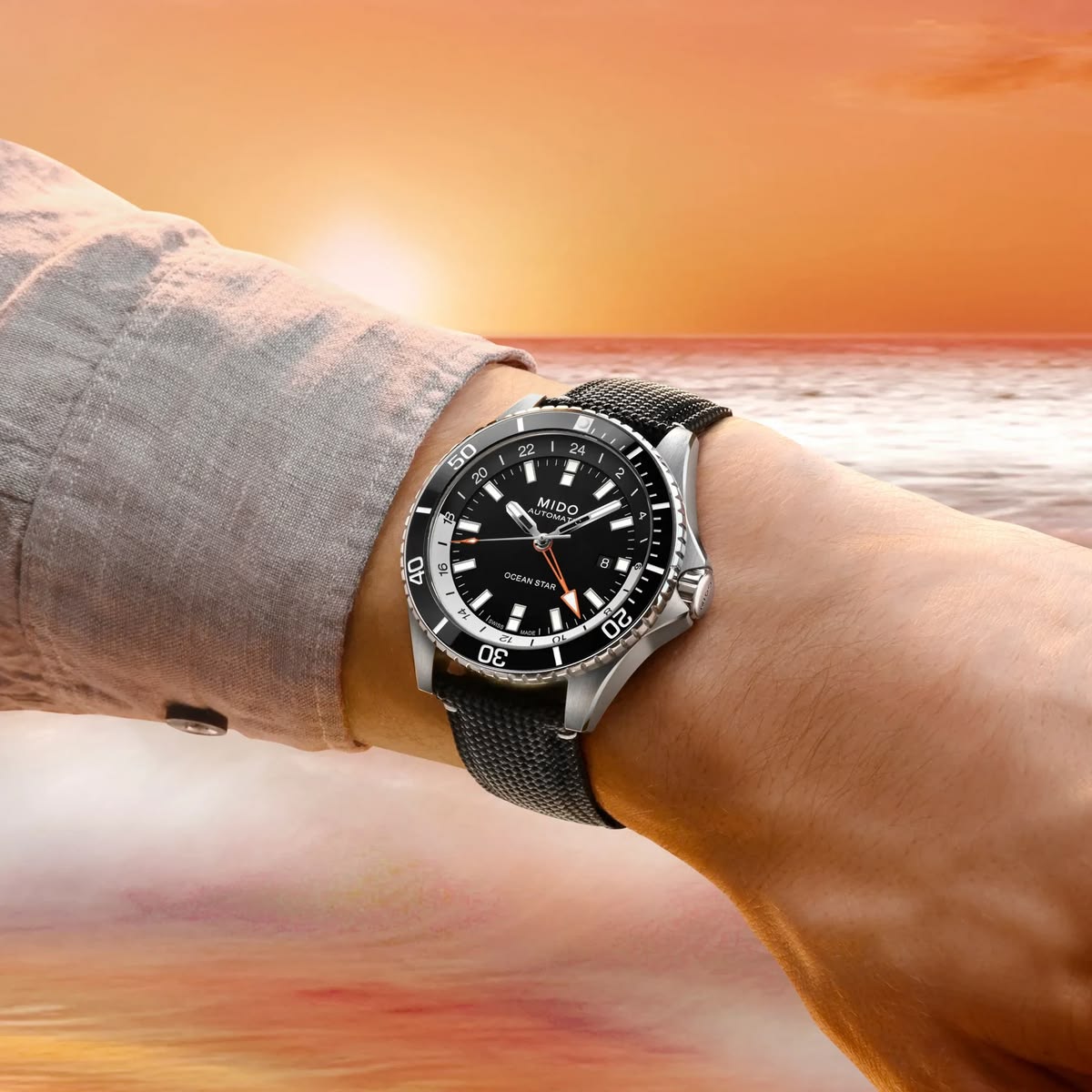 Trải nghiệm vẻ đẹp thanh lịch trên mẫu Mido Ocean Star 1
