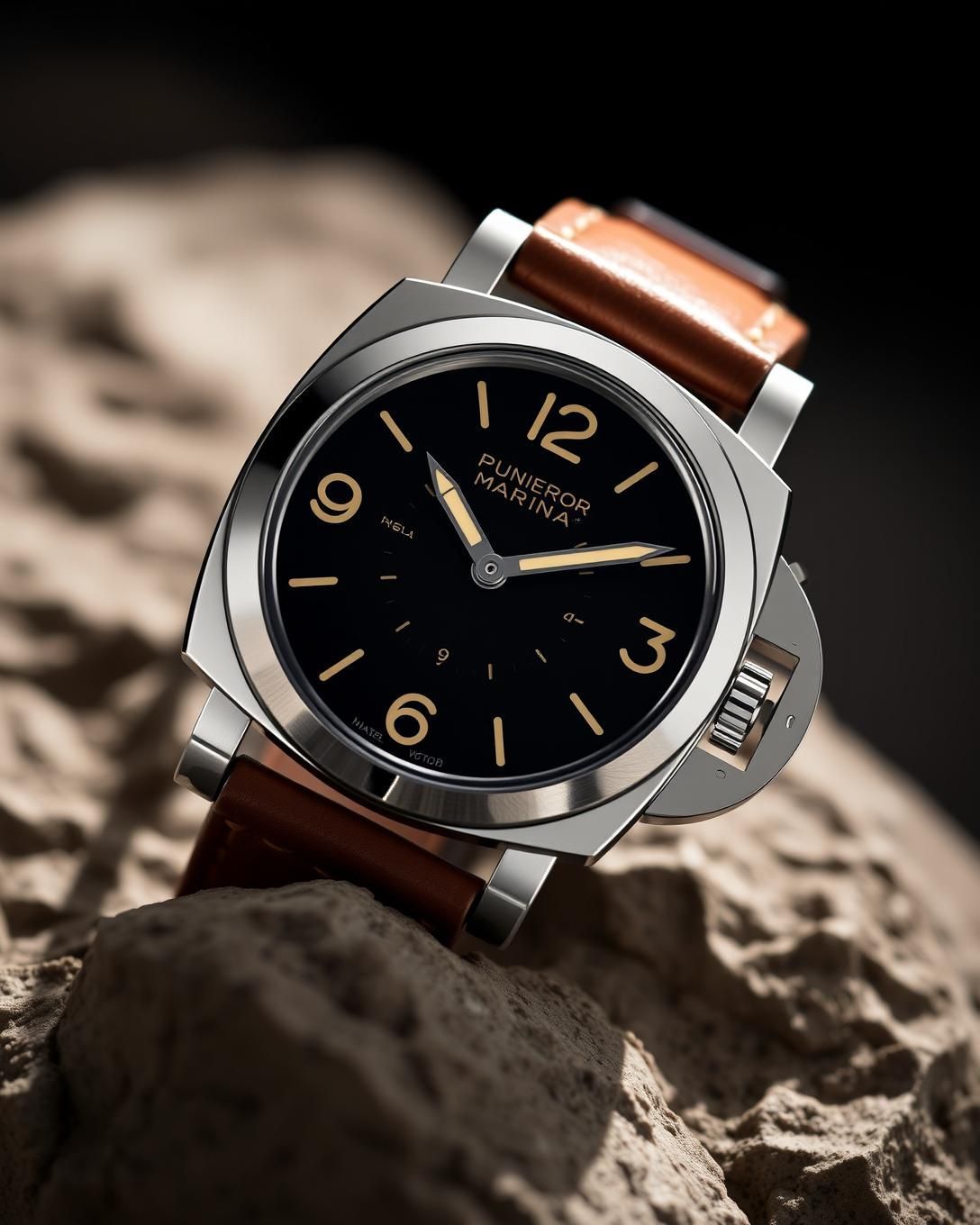 Khám phá nét độc đáo bộ bảo vệ núm Panerai Luminor. 2