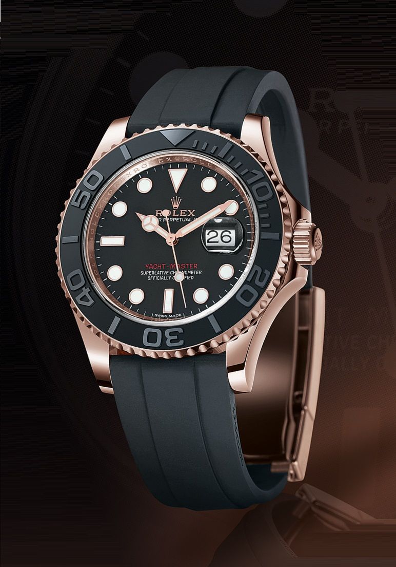 Rolex Yacht Master sức hút từ chiếc niềng xoay bạch kim  2