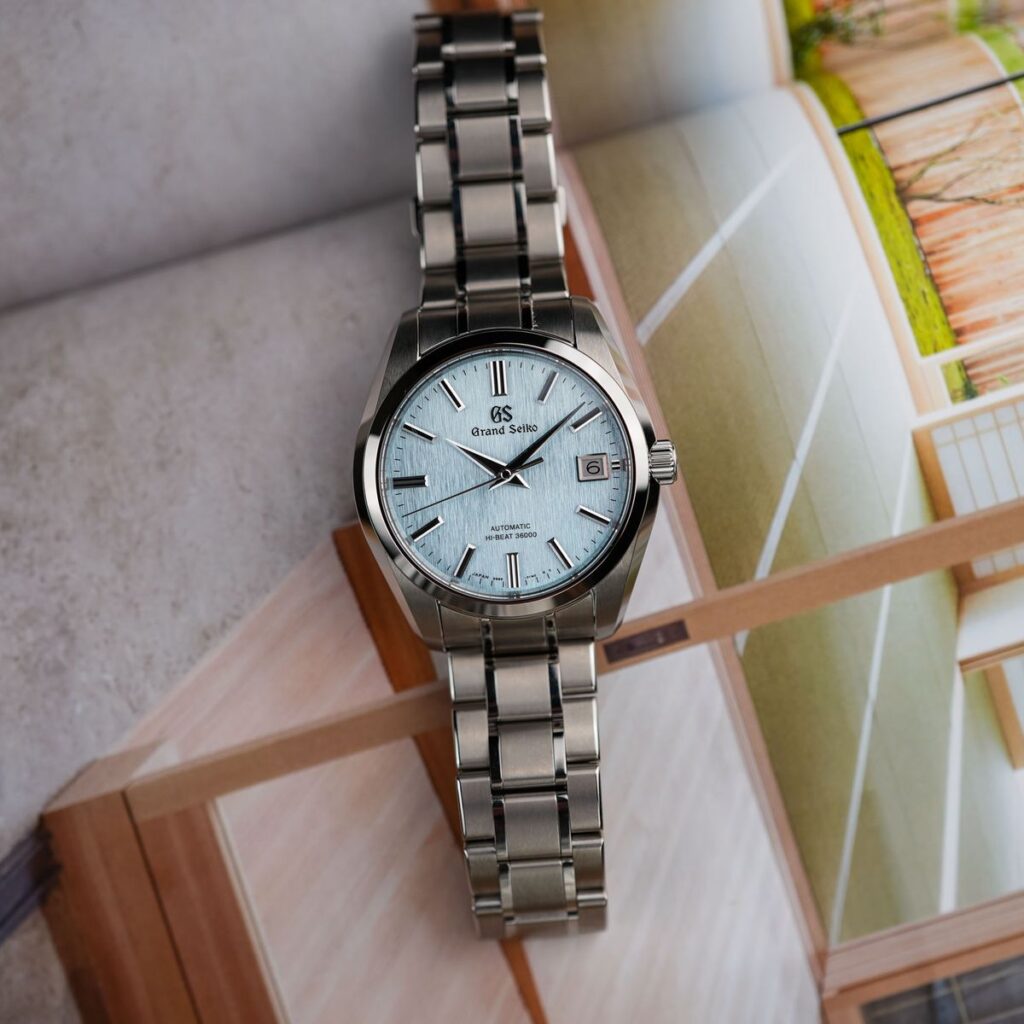 Chiêm ngưỡng nghệ thuật mặt số tuyết chiếc Grand Seiko Snowflake. 2