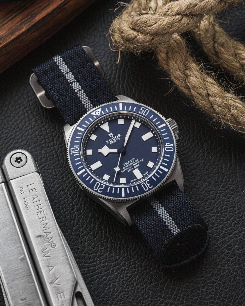 Sức hút mạnh mẽ từ thiết kế Tudor Pelagos FXD titanium. 2