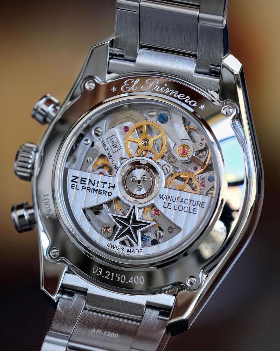 Tầm vóc thiết kế đồng hồ bấm giờ Zenith El Primero 2