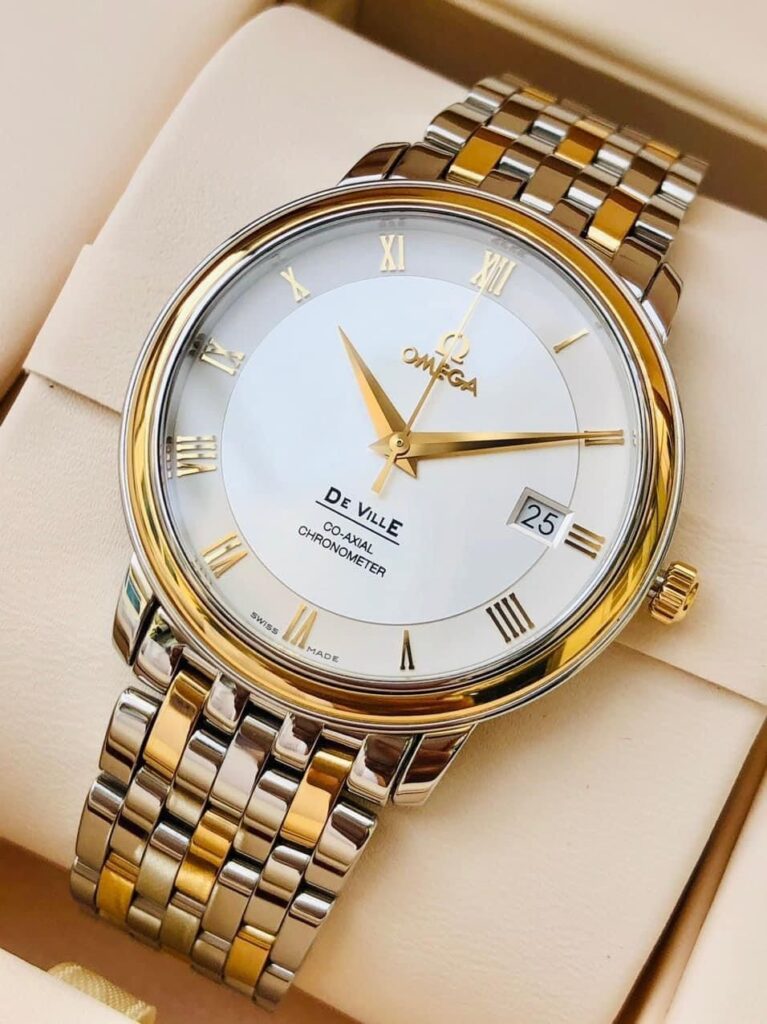 Chỗ thu mua đồng hồ cũ Omega mạ vàng giá cao nhất. 2