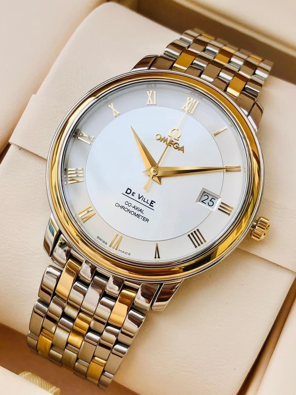 Chỗ thu mua đồng hồ cũ Omega mạ vàng giá cao nhất. 2
